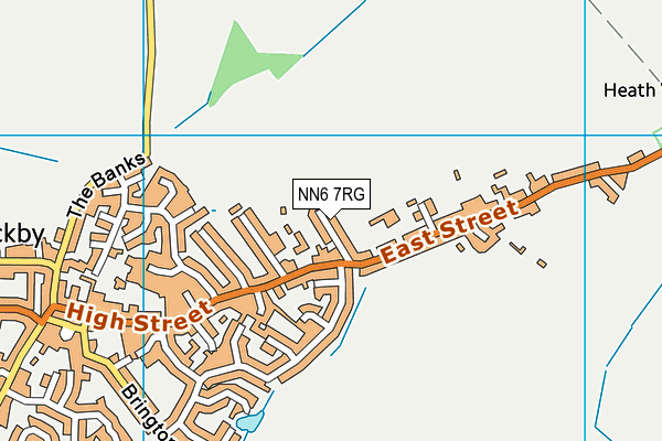 NN6 7RG map - OS VectorMap District (Ordnance Survey)