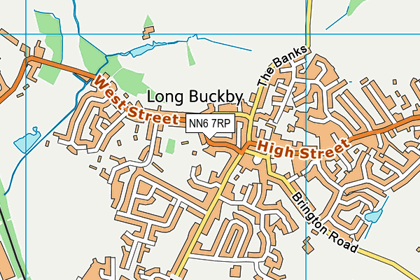 NN6 7RP map - OS VectorMap District (Ordnance Survey)