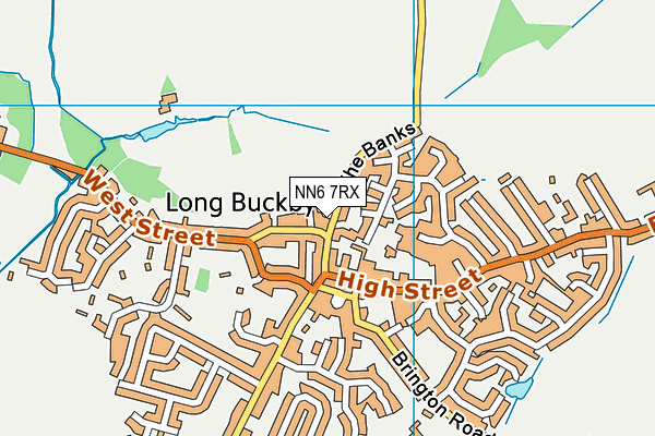 NN6 7RX map - OS VectorMap District (Ordnance Survey)