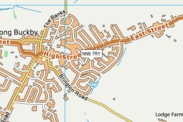 NN6 7RY map - OS VectorMap District (Ordnance Survey)