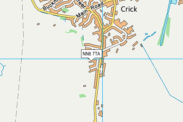 NN6 7TA map - OS VectorMap District (Ordnance Survey)