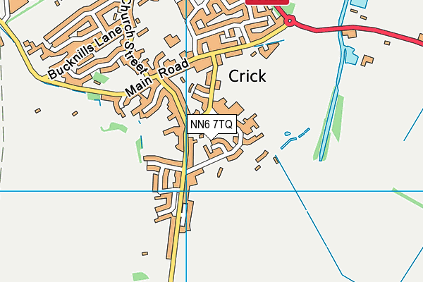 NN6 7TQ map - OS VectorMap District (Ordnance Survey)