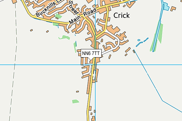 NN6 7TT map - OS VectorMap District (Ordnance Survey)
