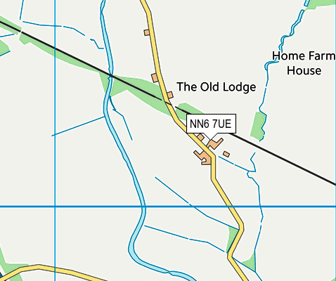 NN6 7UE map - OS VectorMap District (Ordnance Survey)