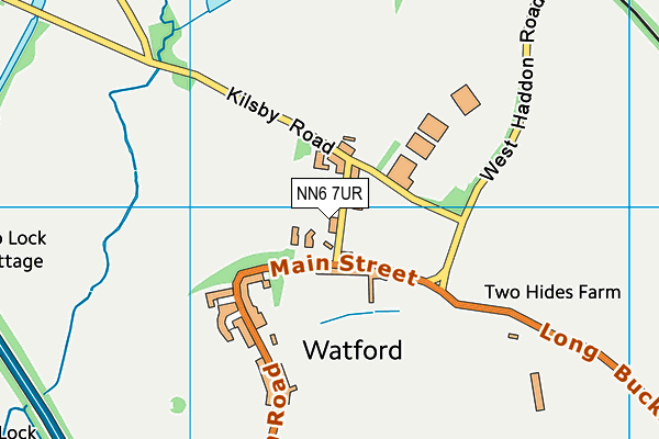 NN6 7UR map - OS VectorMap District (Ordnance Survey)