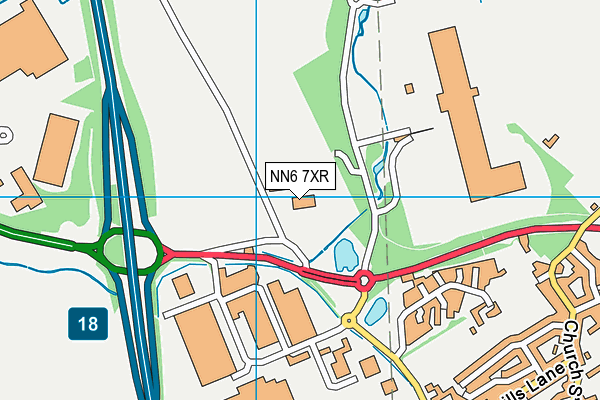 You Fit Health Club (Rugby) map (NN6 7XR) - OS VectorMap District (Ordnance Survey)