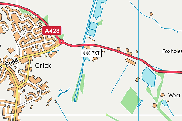 NN6 7XT map - OS VectorMap District (Ordnance Survey)