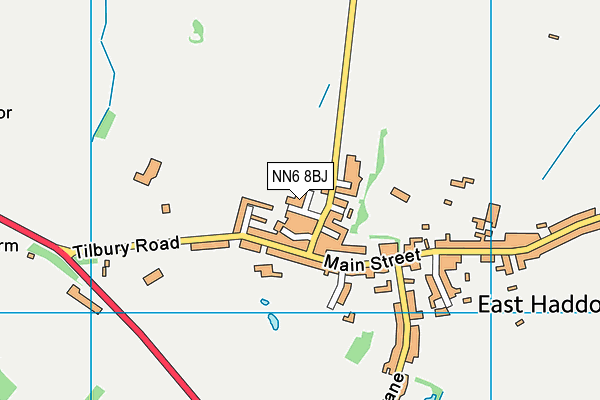 NN6 8BJ map - OS VectorMap District (Ordnance Survey)