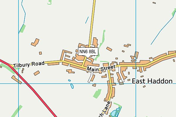 NN6 8BL map - OS VectorMap District (Ordnance Survey)