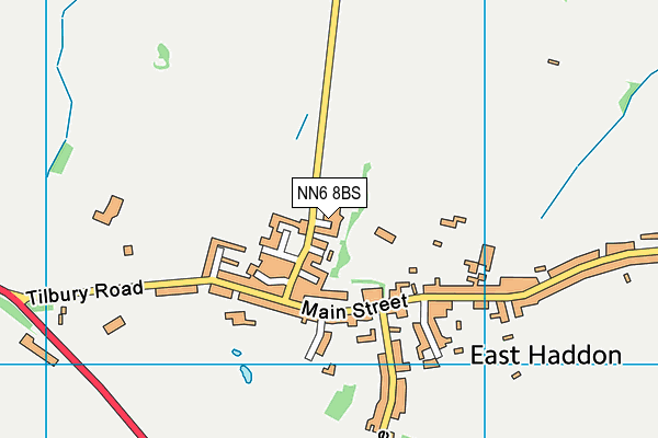 NN6 8BS map - OS VectorMap District (Ordnance Survey)