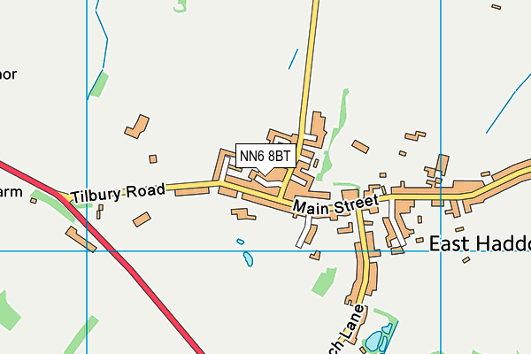 NN6 8BT map - OS VectorMap District (Ordnance Survey)