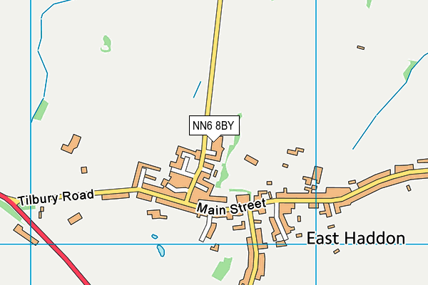 NN6 8BY map - OS VectorMap District (Ordnance Survey)