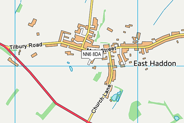 NN6 8DA map - OS VectorMap District (Ordnance Survey)