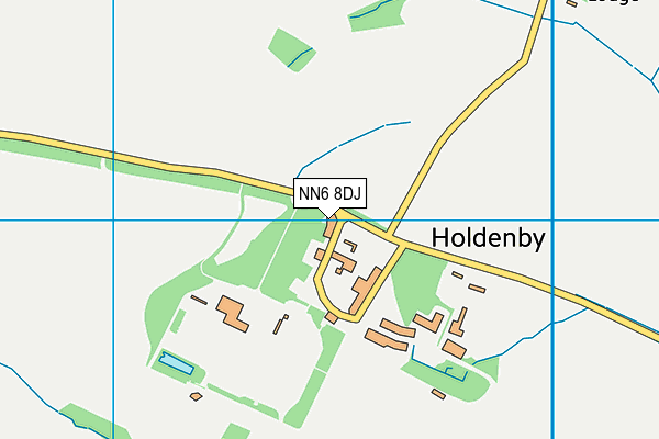 NN6 8DJ map - OS VectorMap District (Ordnance Survey)