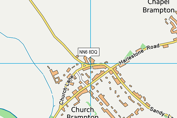 NN6 8DQ map - OS VectorMap District (Ordnance Survey)