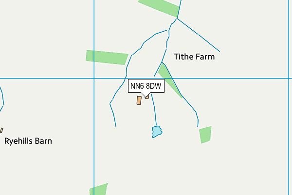 NN6 8DW map - OS VectorMap District (Ordnance Survey)