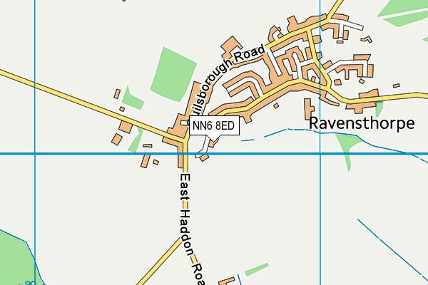 NN6 8ED map - OS VectorMap District (Ordnance Survey)