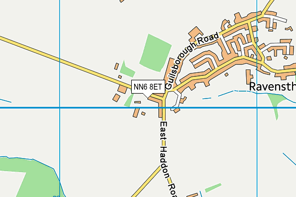 NN6 8ET map - OS VectorMap District (Ordnance Survey)