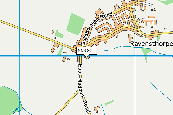 NN6 8GL map - OS VectorMap District (Ordnance Survey)
