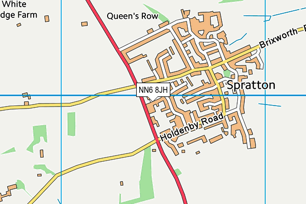 NN6 8JH map - OS VectorMap District (Ordnance Survey)