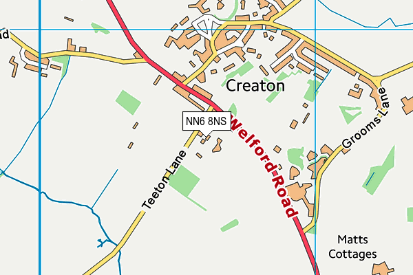 NN6 8NS map - OS VectorMap District (Ordnance Survey)