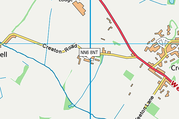 NN6 8NT map - OS VectorMap District (Ordnance Survey)