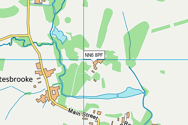 NN6 8PF map - OS VectorMap District (Ordnance Survey)