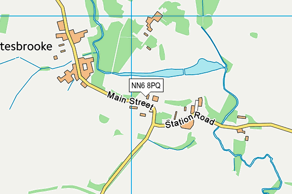 NN6 8PQ map - OS VectorMap District (Ordnance Survey)