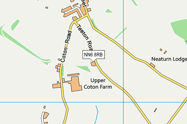NN6 8RB map - OS VectorMap District (Ordnance Survey)