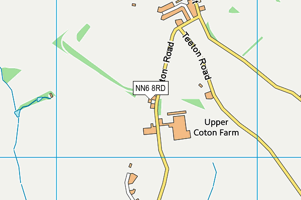 NN6 8RD map - OS VectorMap District (Ordnance Survey)