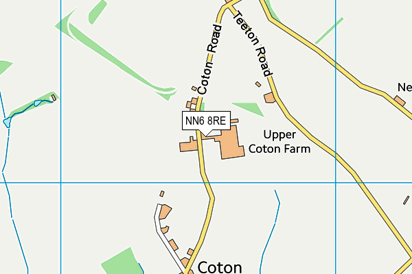 NN6 8RE map - OS VectorMap District (Ordnance Survey)