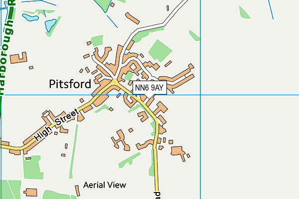 NN6 9AY map - OS VectorMap District (Ordnance Survey)