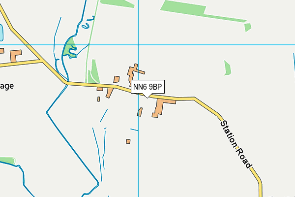 NN6 9BP map - OS VectorMap District (Ordnance Survey)