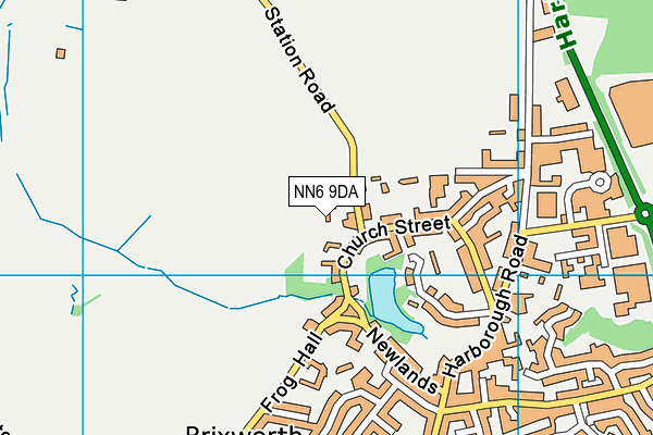 NN6 9DA map - OS VectorMap District (Ordnance Survey)