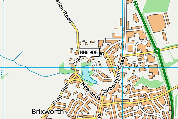 NN6 9DB map - OS VectorMap District (Ordnance Survey)