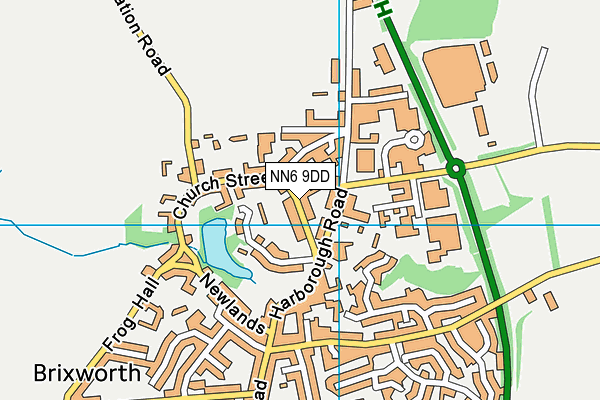 NN6 9DD map - OS VectorMap District (Ordnance Survey)