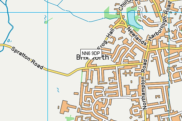 NN6 9DP map - OS VectorMap District (Ordnance Survey)