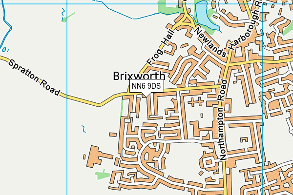 Map of THE WORKHOUSE OF BRIXWORTH LTD at district scale