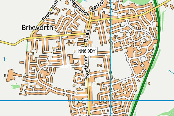 Map of BRIXWORTH BREWERY COMPANY LTD at district scale
