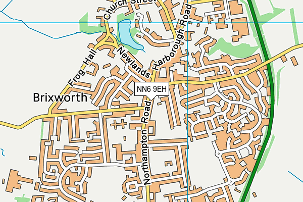 NN6 9EH map - OS VectorMap District (Ordnance Survey)