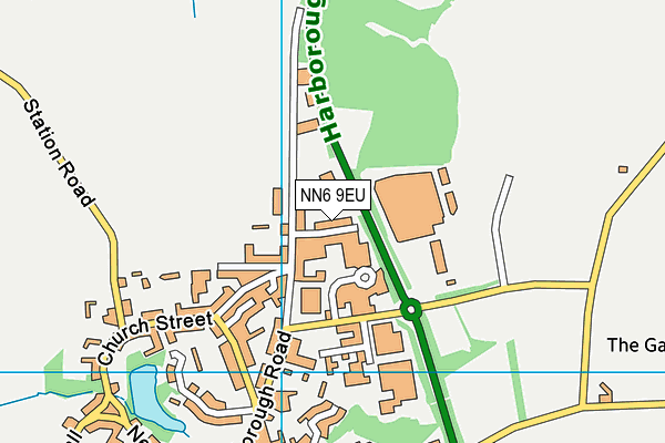 NN6 9EU map - OS VectorMap District (Ordnance Survey)