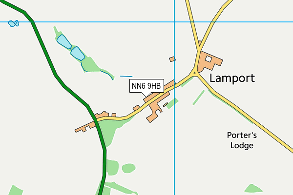 NN6 9HB map - OS VectorMap District (Ordnance Survey)