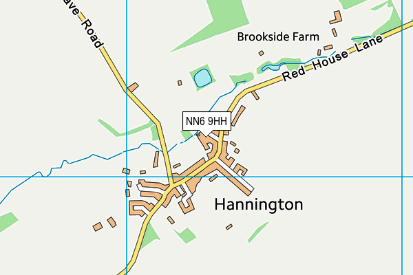 NN6 9HH map - OS VectorMap District (Ordnance Survey)
