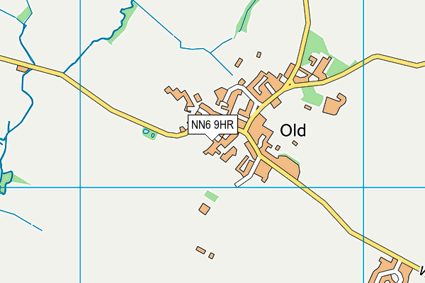 NN6 9HR map - OS VectorMap District (Ordnance Survey)