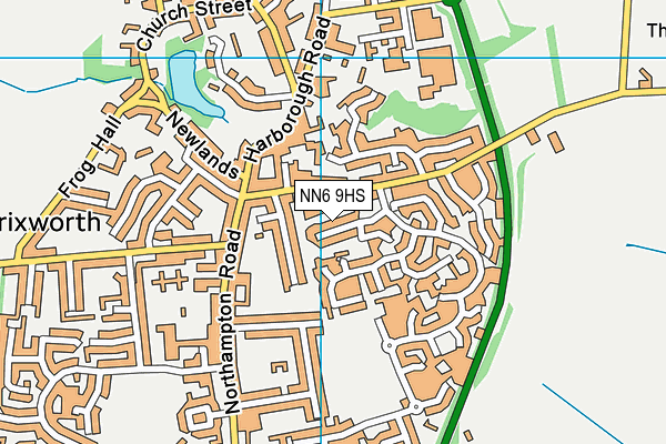 NN6 9HS map - OS VectorMap District (Ordnance Survey)
