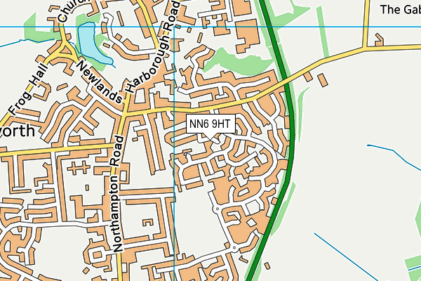 NN6 9HT map - OS VectorMap District (Ordnance Survey)