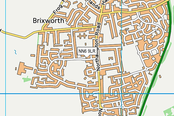 NN6 9LR map - OS VectorMap District (Ordnance Survey)