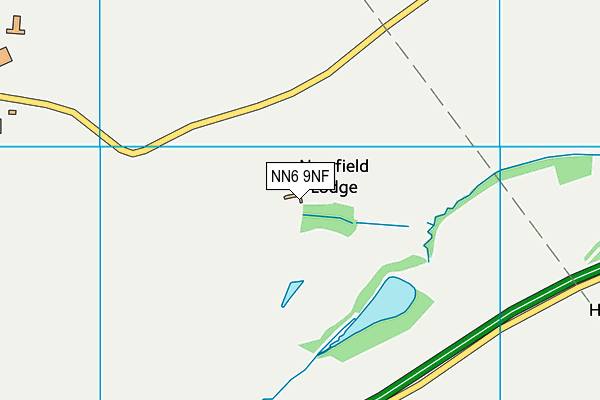 NN6 9NF map - OS VectorMap District (Ordnance Survey)