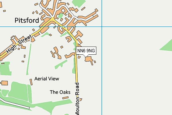 NN6 9NG map - OS VectorMap District (Ordnance Survey)