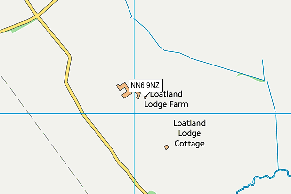 NN6 9NZ map - OS VectorMap District (Ordnance Survey)